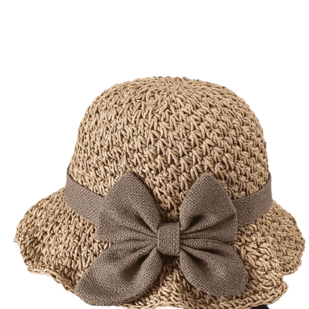 Wide Brim Sunshade Bucket Hat Sunscreen Panama Hat Fashion Beach Straw Hat  Women