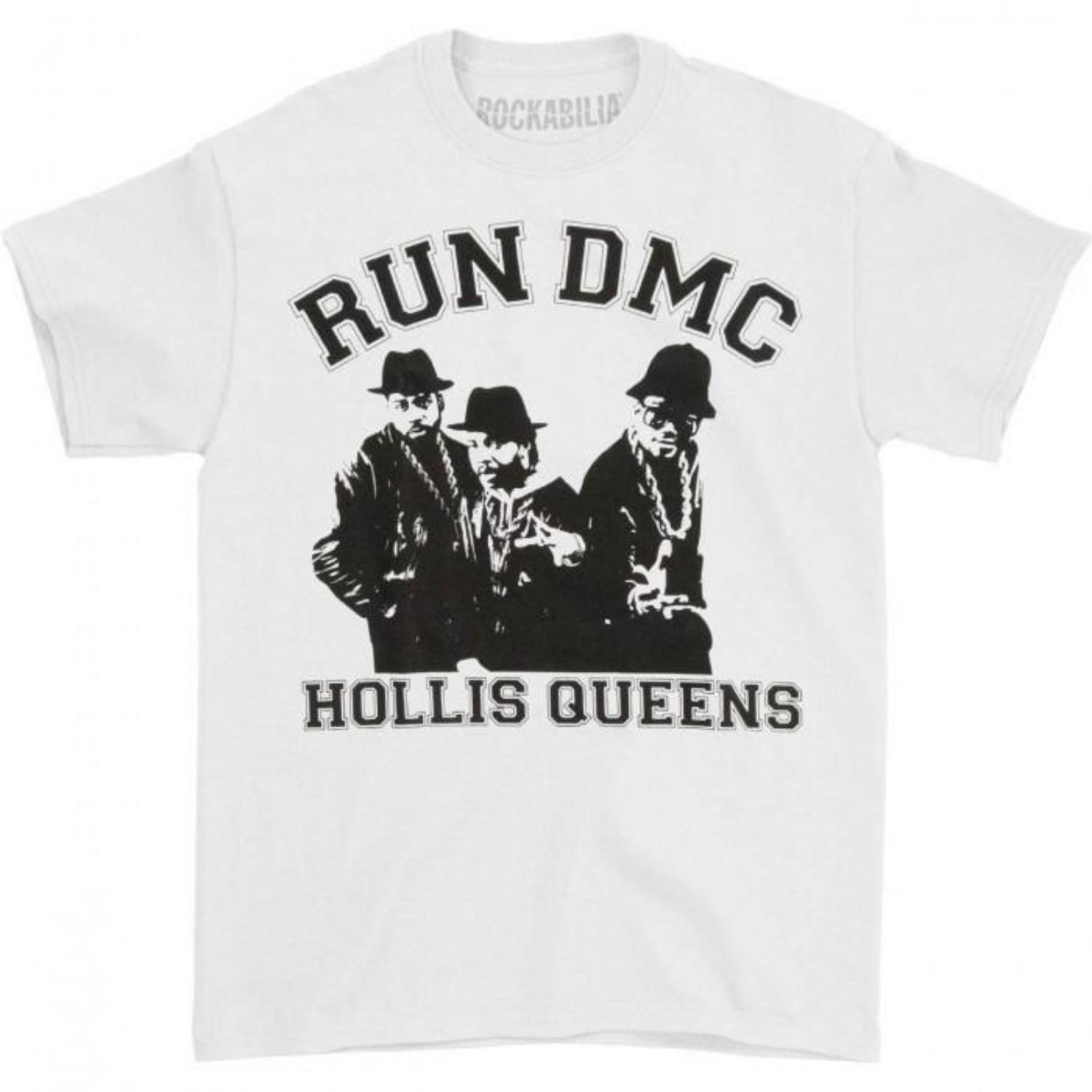 Run DMC Unisex Adult Hollis Queen Pose Cotton T-Shirt S чёрный