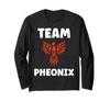 Humor Phoenix Animals Simple Fire Bird Team Phoenix Long Sleeve T-Shirt