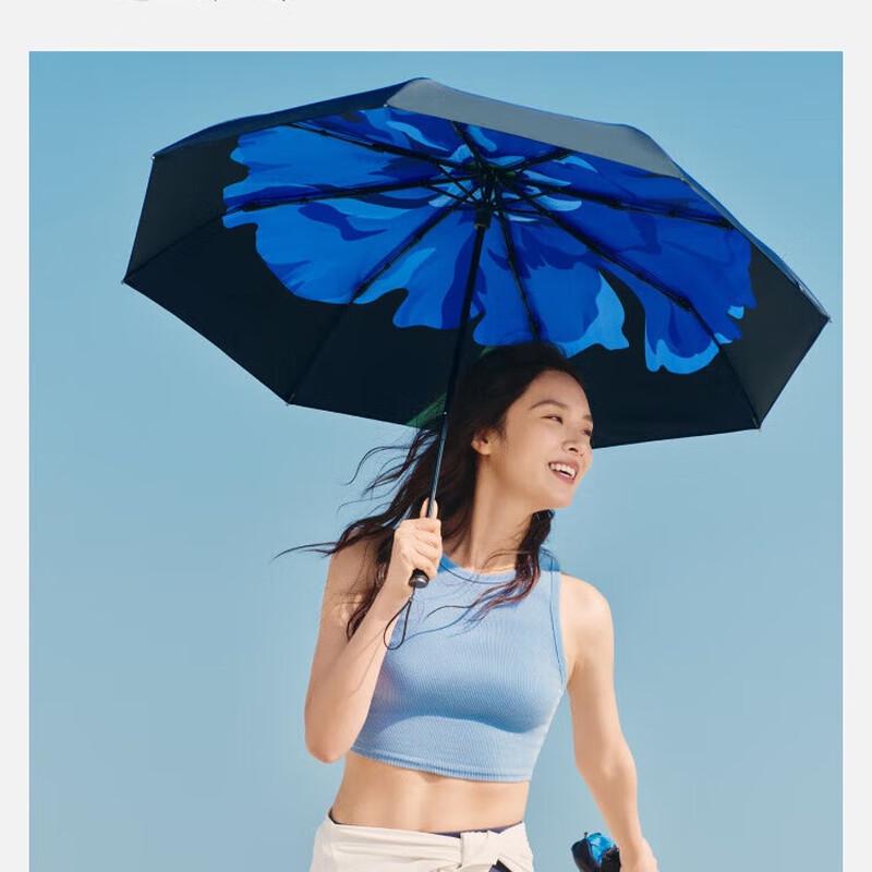 Beneath the Banana Triple Fold UV Protection Umbrella