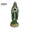 Gruselige Party Tischdekoration Gotische Betende Skelettstatue, Halloween Harzfigurine, Heiligenfigur Skulptur für Tag der Toten Schreibtisch
