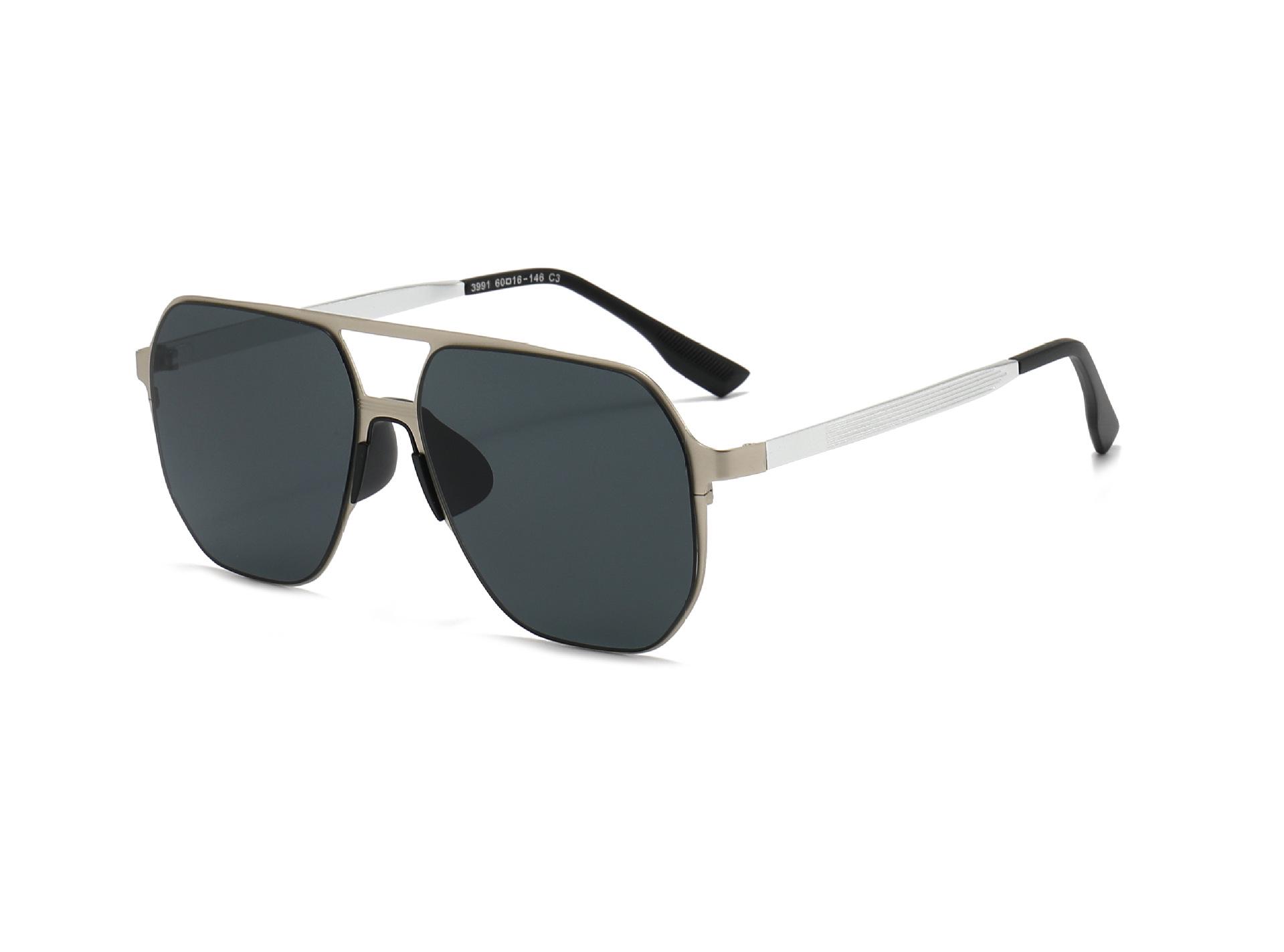 KAJILA 2026 Men s Polarized Retro Square Sunglasses with Double Bridge