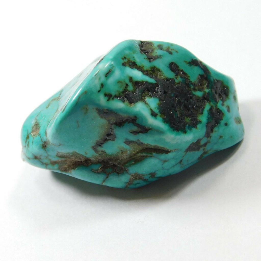 Natural Blue Turquoise Loose Gemstone 100 ct Arizona Rough Slab Crystal for Gemstone Collections