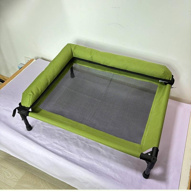Elevated Pet Bed Breathable Raised Edge Pet Bed Off the Floor Open Design