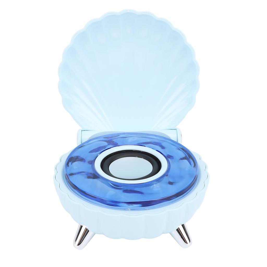 Głośnik Bluetooth Unikalny Kształt Muszli Głośnik Stereo z Kolorowym Światłem Nocnym 1200mah dla