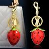 Erdbeertasche Schlüssel Damen Schnalle Frucht Damen Tasche Anhänger Mode Leichter Luxus Dekorative Schnalle