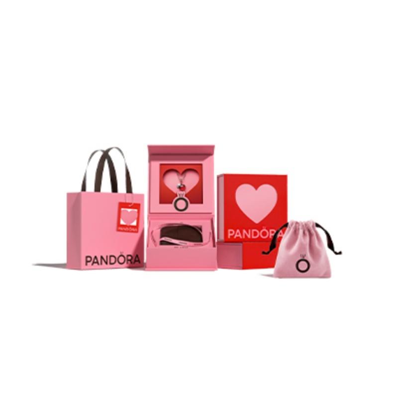 Pandora Collana alla moda con squisito design in Argento 925 e Zirconia Cubica per Donna 393762C01