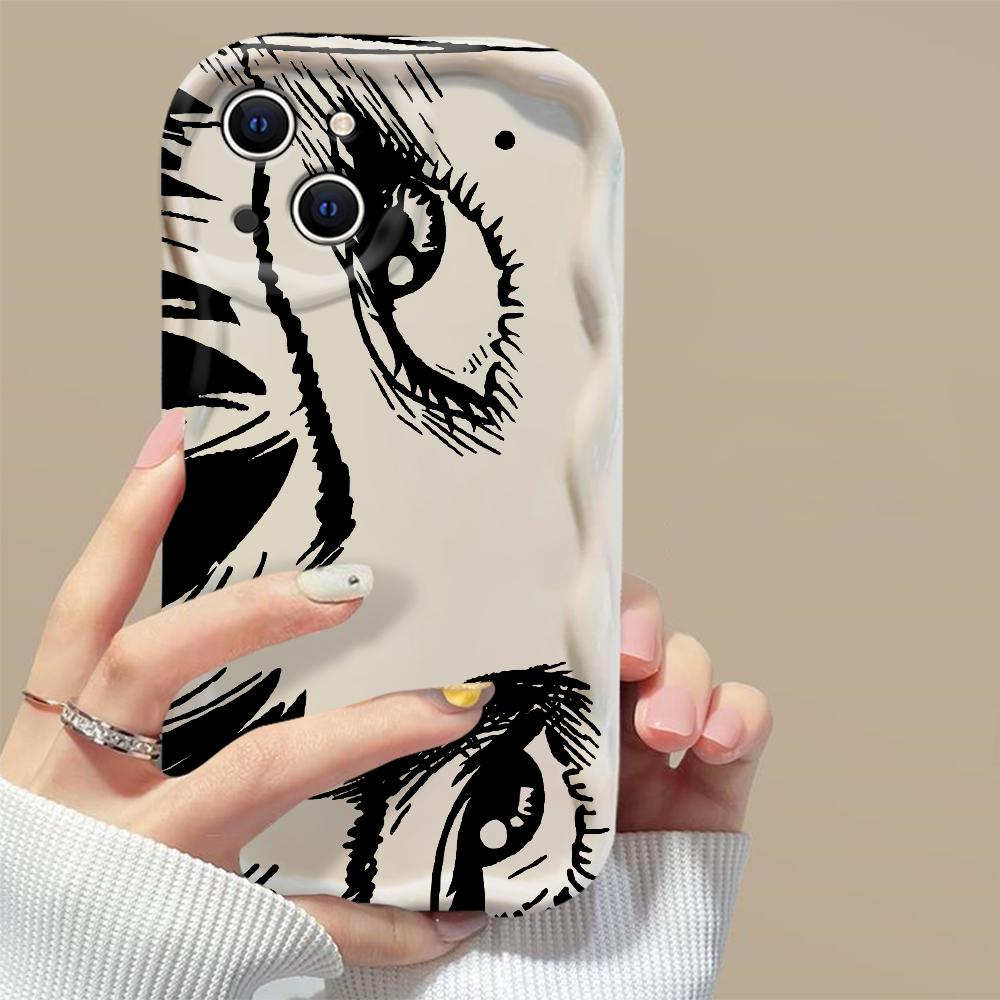 Junji Ito skrekk Hete tegneserier Tomie Telefondeksel For iPhone 16 15 14 13 12 11 Pro Max XS X XR 7 8 SE Støtsikkert Mykt Deksel