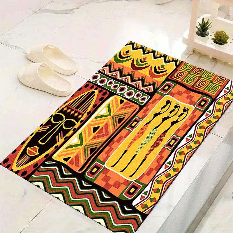 African Woman Carpet Rug for Living Room Bedroom Home Sofa Decoration,Kids play Non-slip Floor Mat