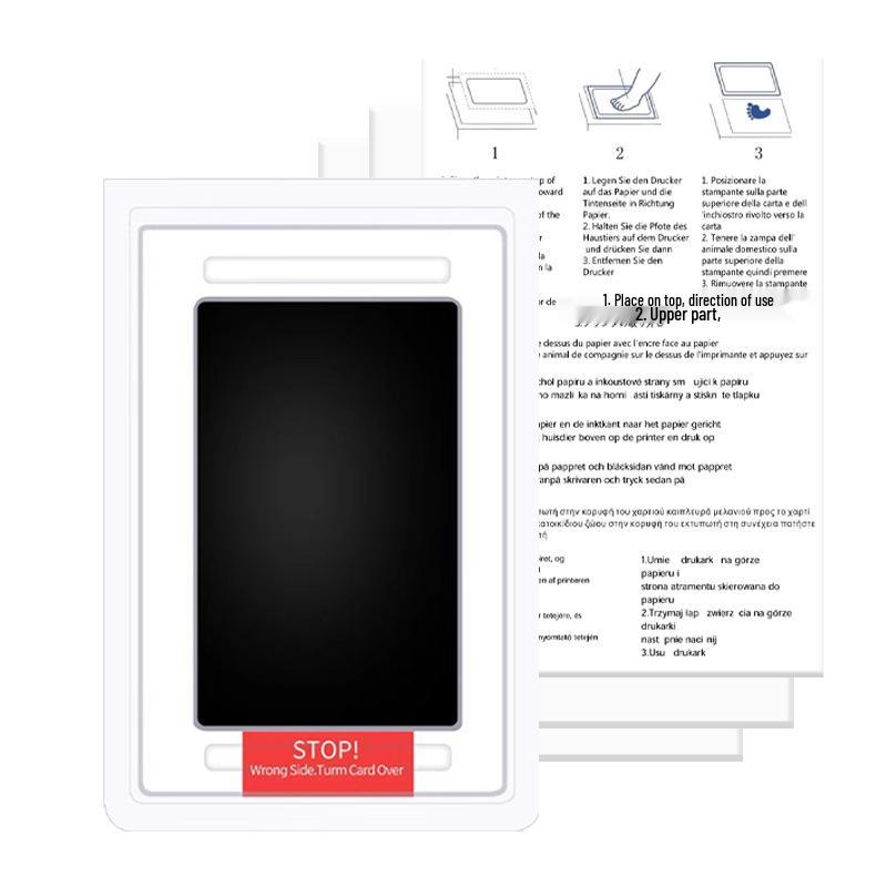Non-stick, Wash-free Baby Hand & Footprint Ink Pad - Prevents Cross-infection, Perfect Souvenir for Infants & Kids