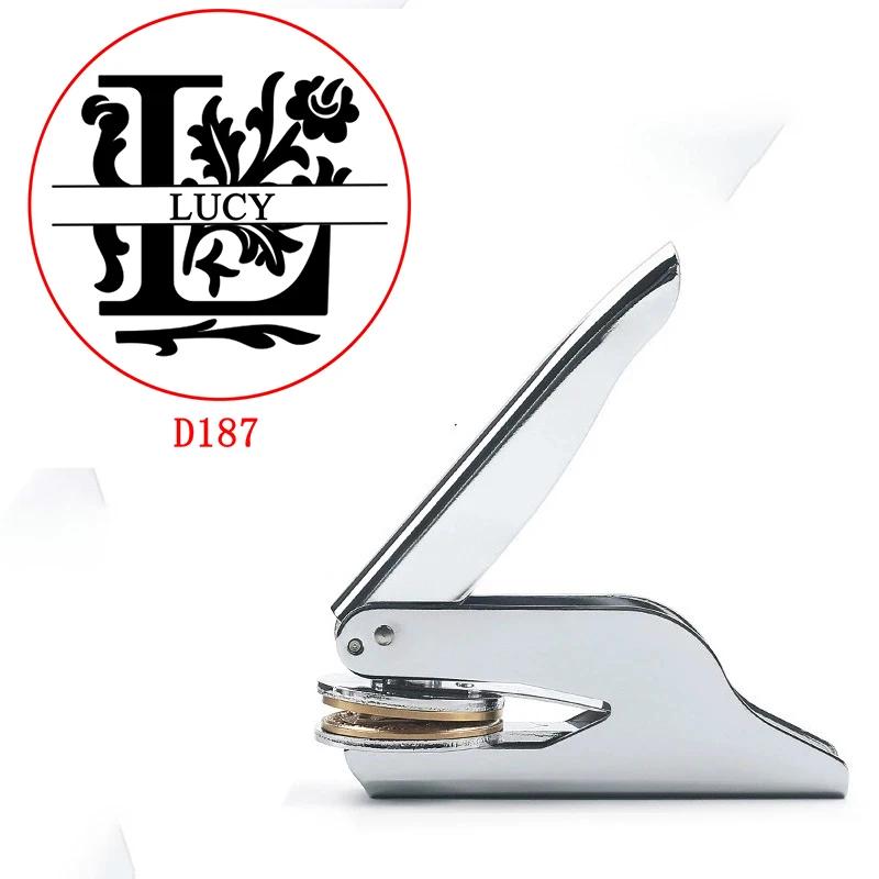 Customized Embossed Stamp Personalized Custom Book Embosser Seal Wedding Invitation Logo Customization Embossing Paper Stamps