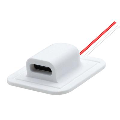 Connecteur USB Type-C Étanche 10 cm 20 V 3 A, Base Femelle à Compression Directe, Interface de Charge à Prise Femelle avec 24 AWG