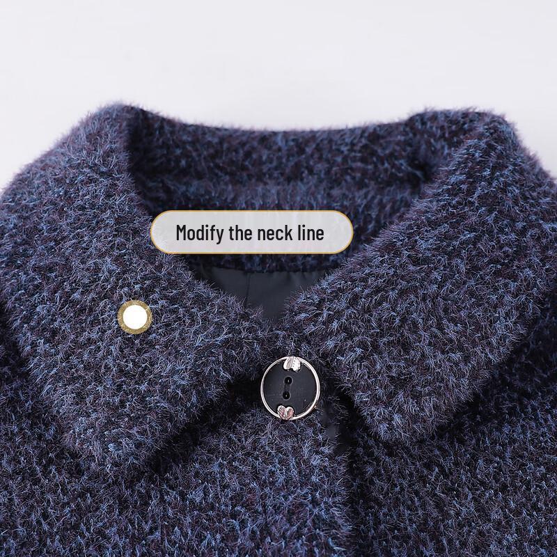 Pa Si Te Women's Plus Size Faux Fur Winter Coat