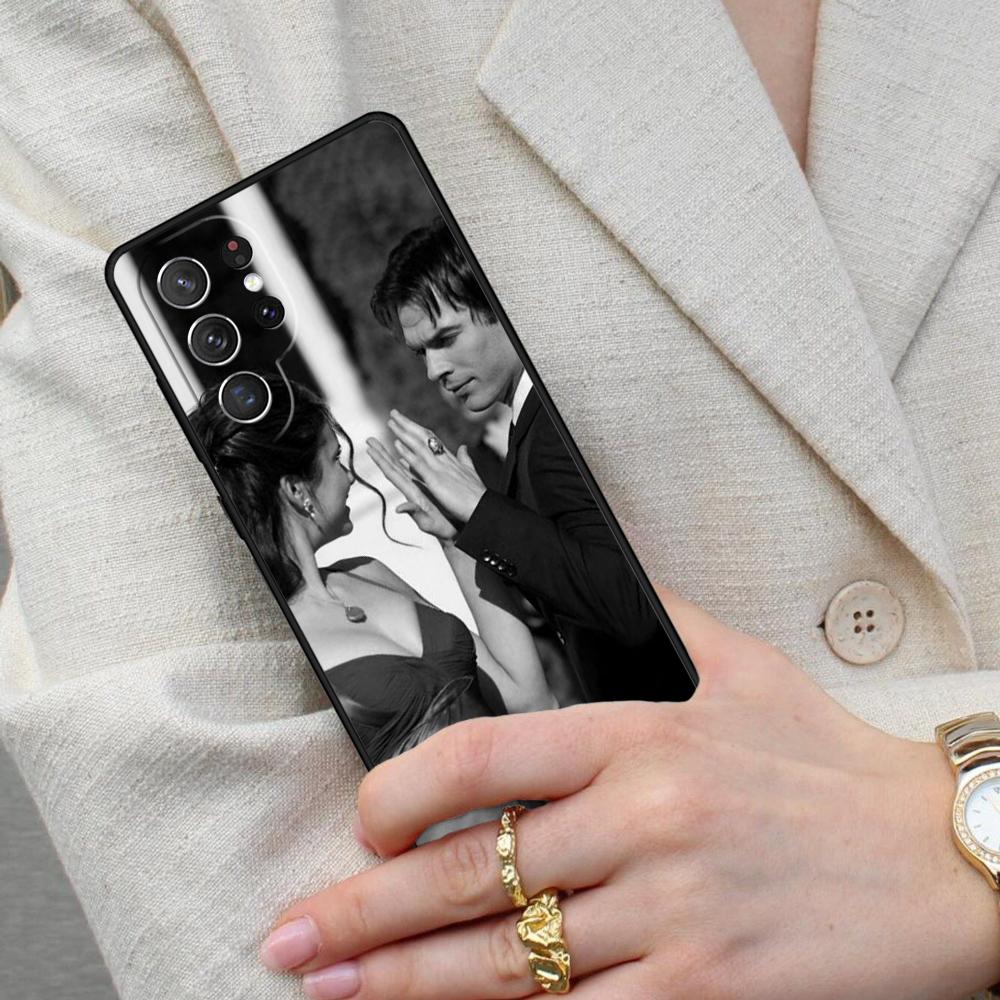 Elena Damon The Vampire Diaries Cell Phone Case for Samsung Galaxy S26 Ultra S25 S24 S23 S22 S21 S20 Note10 Cover