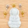 2025 Jade Pendant Pair: s925 Sterling Silver Guanyin Buddha Necklace for Men & Women