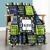 Tennisthemed Customize Your Name Home Blanket S Soft Cozy Lightweight For All Seasons Perfect For Picnics Sofas Offices Beds Living Rooms And Gifts