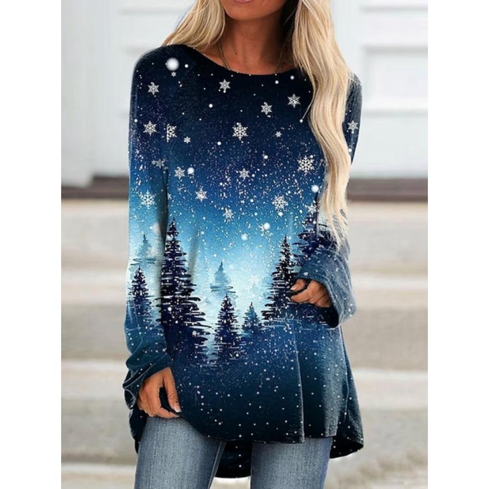 Women'S Autumn T-Shirt Fashion Oversized Top Street Harajuku Clothing Crewneck Long Sleeve T-Shirt New Women'S Casual T-Shirt