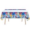 New Sonic Birthday Party Decoration Hedgehog Action Figure Party Paper Plate Knife Fork Paper Towel Cup Tablecloth Toy Kid Gifts