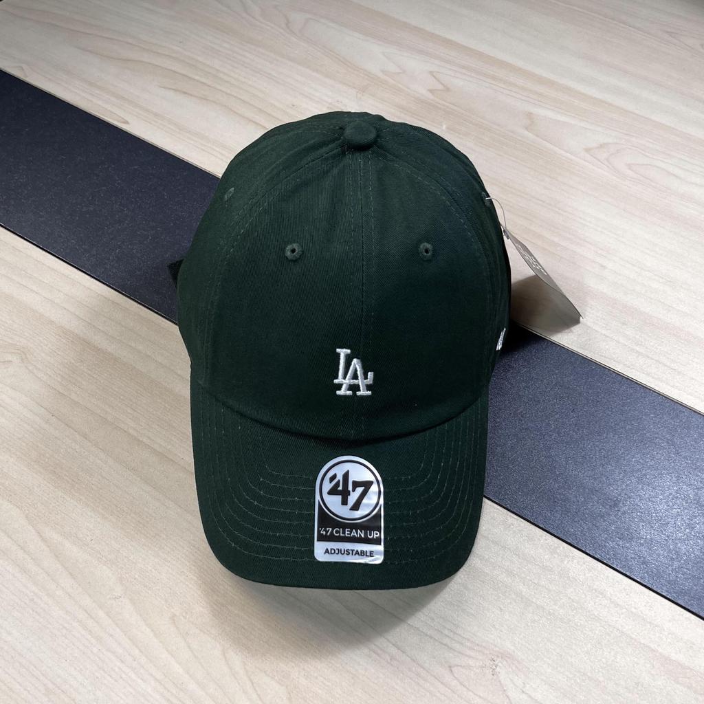 Unisex Dark Green Embroidered 47 Brand NY-LA Baseball Cap with Curved Brim