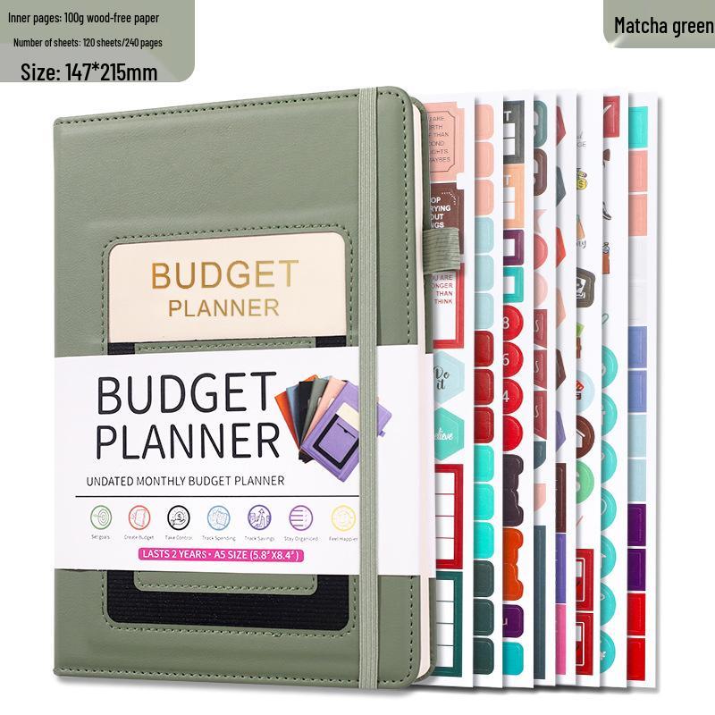 Undated Budget Book: Expense Tracker, Bill Manager & Financial Planner