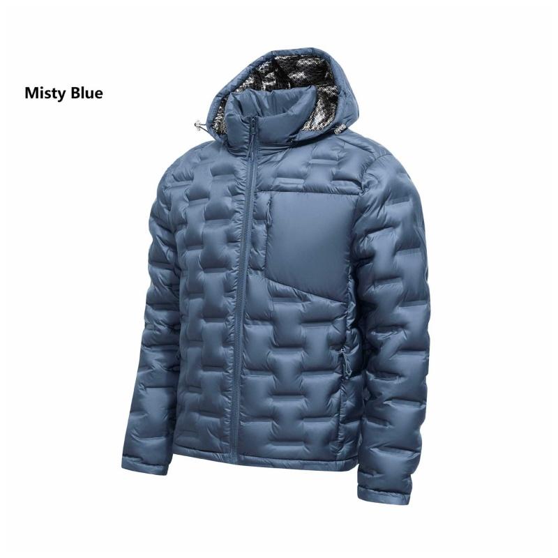 Men s Winter Jacket Windproof Cotton Padded Coat Parkas Male Hooded Jackets Male Winter Puffer Jackets S