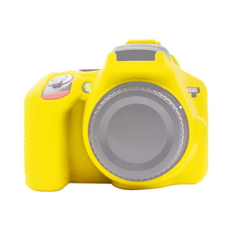 

Мягкий силиконовый защитный чехол PULUZ для Nikon D3500 жёлтый