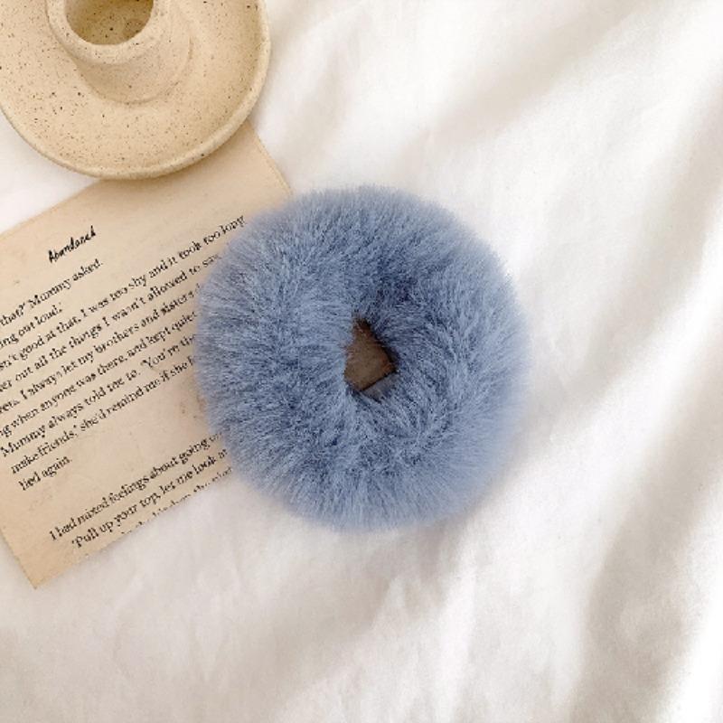 Korean version autumn and winter plush large intestine hair loop new imitation rabbit hair headband