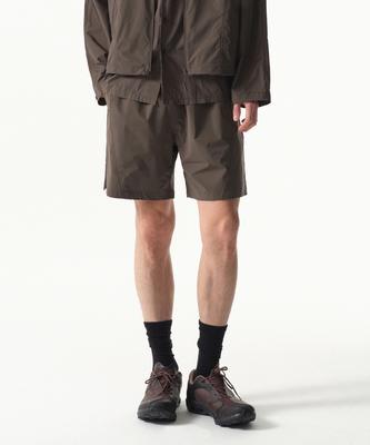 [City Leisure] Elastic Waist Shorts [Brown]
