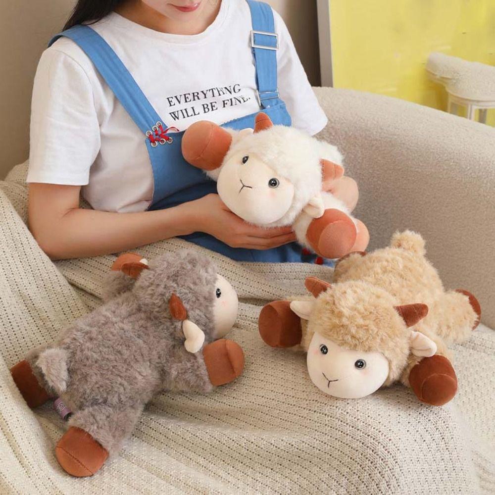 Plush Simulation Sheep Plush Doll Simulation Sheep Plush Toy Party Supplies