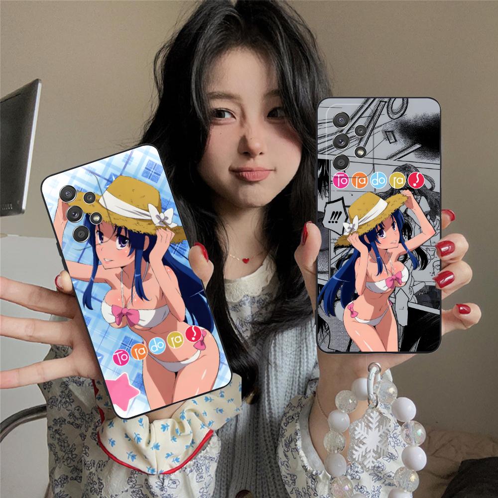 Toradora Kawashima Mobile Phone Case for Samsung Galaxy M55 54 42 35 34 33 32 23 22 15 14 13 12 F55 5G Colorful Cover Luxury