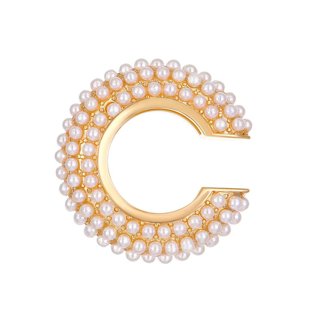 European & American Popular C-shaped Rhinestone Ear Cuff Earrings, No Piercing Needed for Women