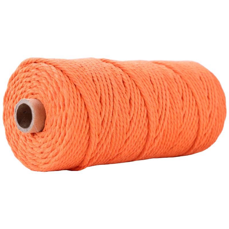 3mm Colored Cotton Rope for DIY Weaving, Tapestry, Binding, and Decorative Use