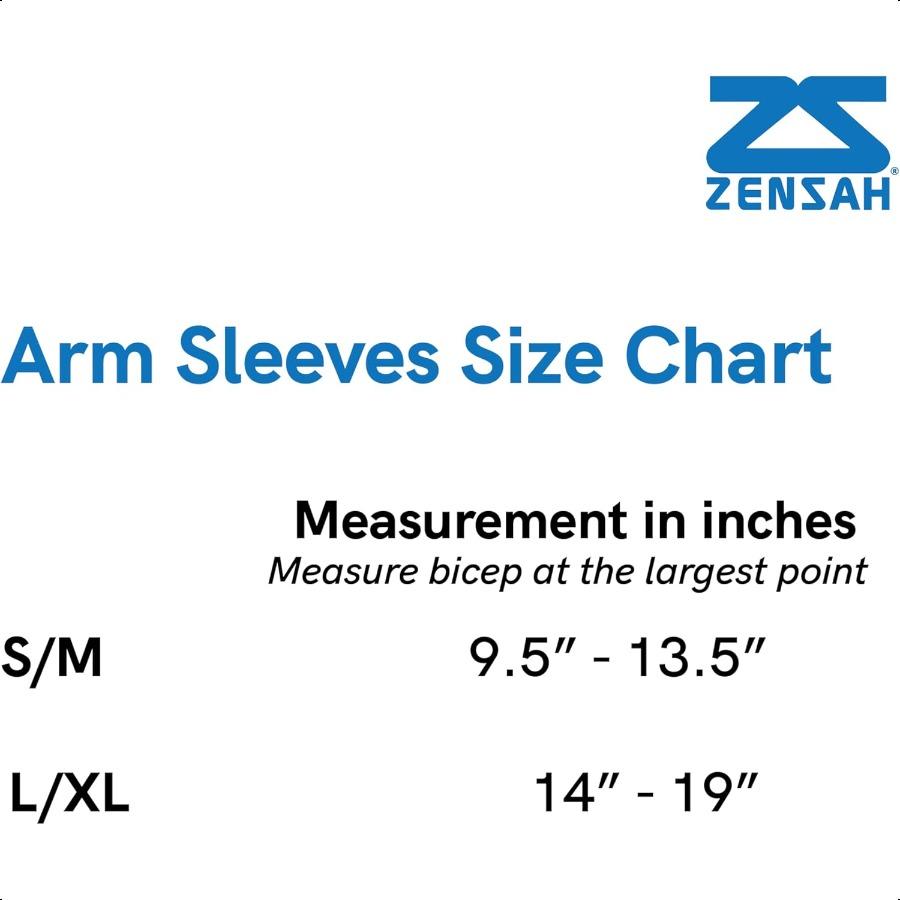 

Компрессионные рукава Zensah, сделано в США, терморукава для велоспорта и бега с защитой от УФ-излучения United States