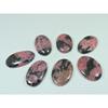 355Cts. Natural Rhodonite Oval Shape Cabochon Loose Gemstone 07 Pcs Lot C-2933