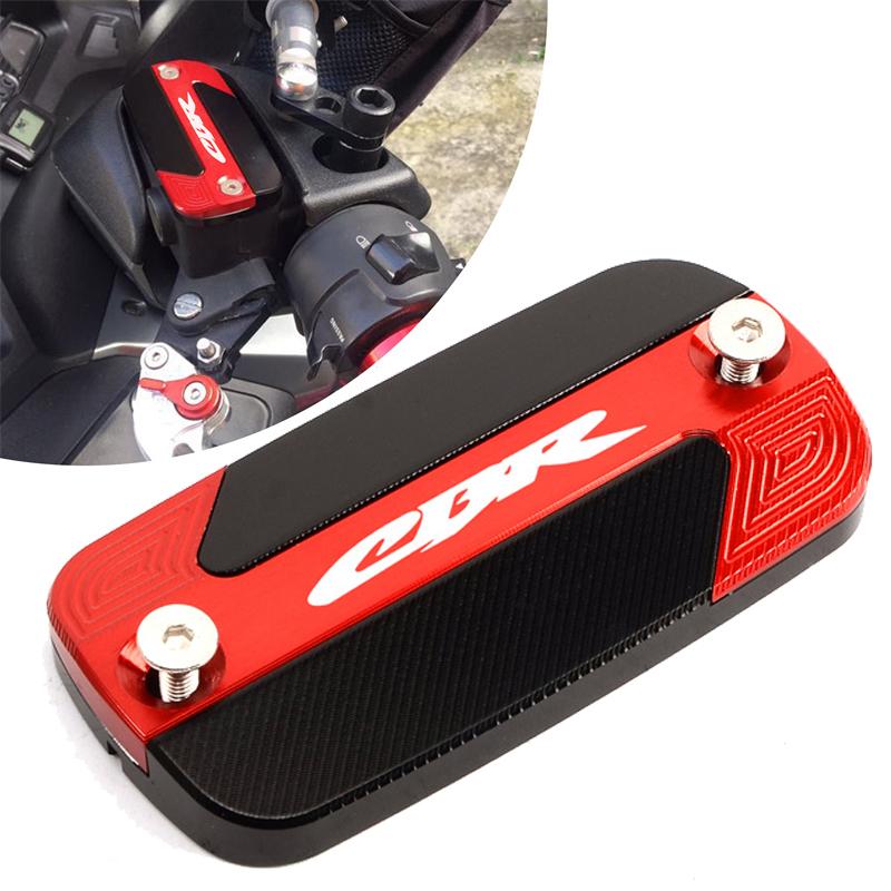 

For Honda CBR650R CBR650F CBR 600 F2 F3 F4i CBR600RR CBR 929 954 1000 RR CBR500R CBR900RR Motorclcye Brake Fluid Reservoir Cover W Grey