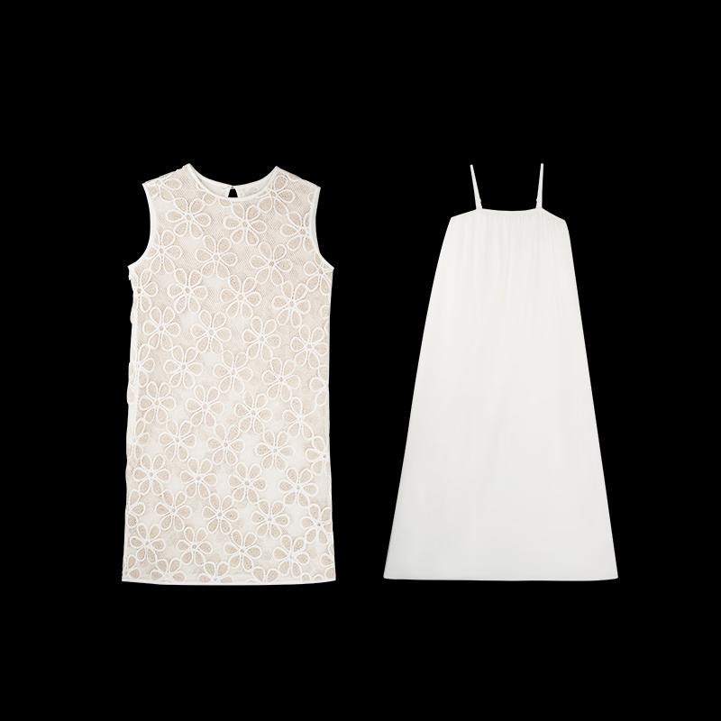 HECO New Chinese Style Embroidered Two-Piece Long Dress