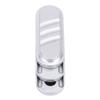Fingertip Push Card Toy 3 Layer Stainless Steel Haptic Slider Stress Relief Toy for Office Home