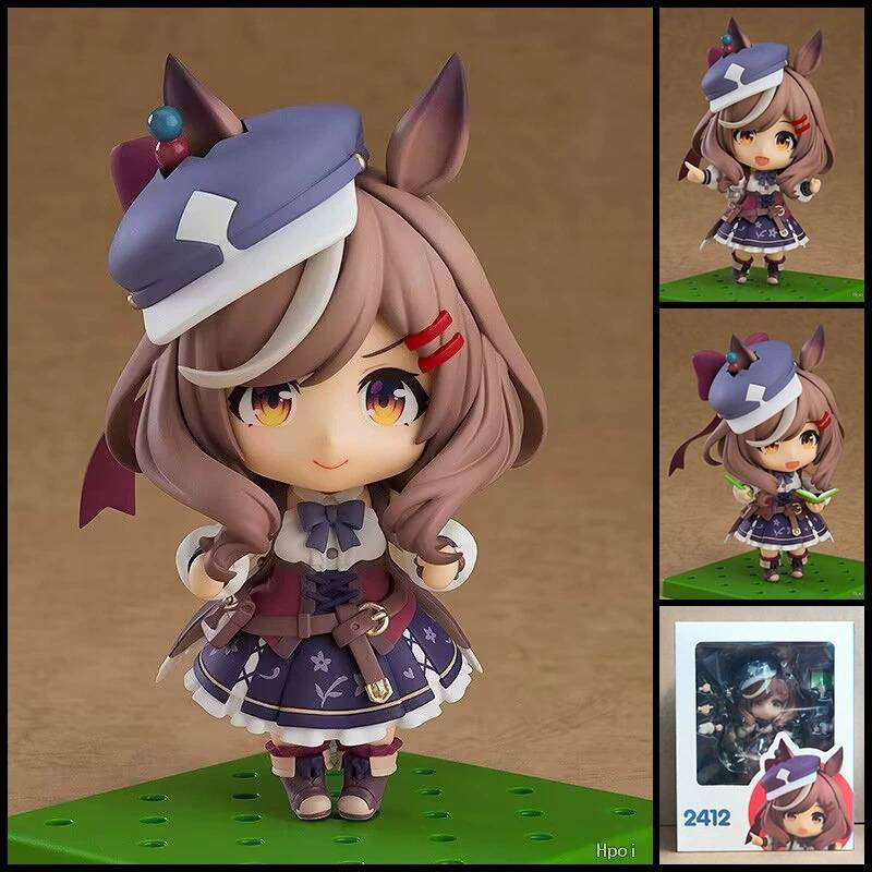Uma Musume Pvc Figure Model Toy With Interchangeable Faces For Collectors And Fans