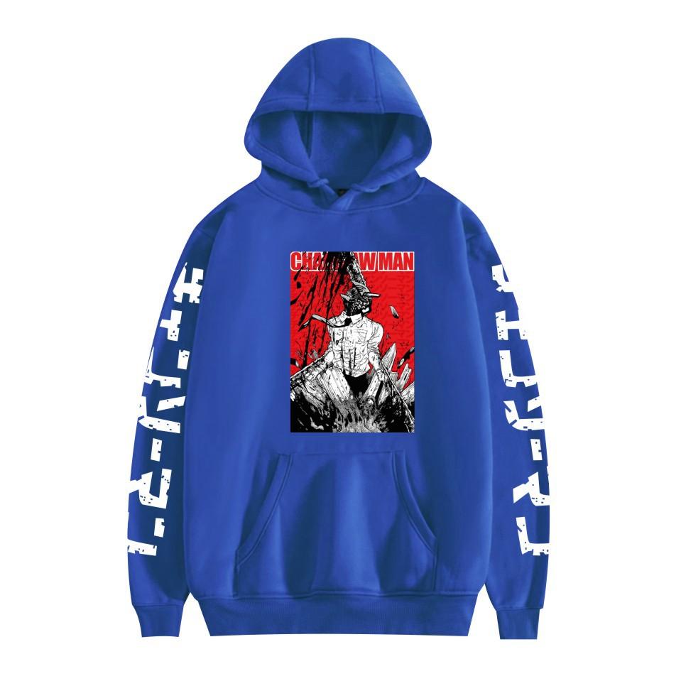 Chainsaw Man Anime Men Women Hoodies Autumn Casual Pullover Hoodie Fashion Sweatshirts Hip Hop Sweatshirt Clothes