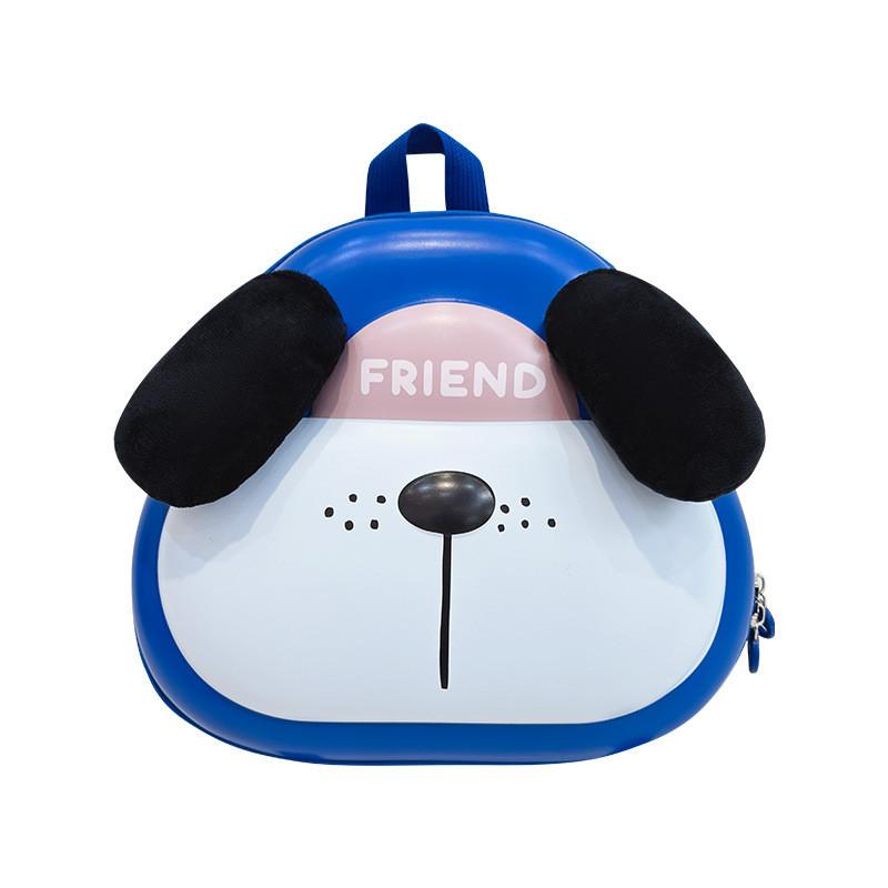 Cartoon Plush Dog Design Kids Backpack With Breathable Eva Material For Kindergarten And Travel