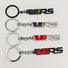 FSNK8 Metal Car Keychain Keyring Holder Auto Key Rings Pendant for VRS Logo Octavia RS Fabia Rapid Superb Kodiaq Car Accessories