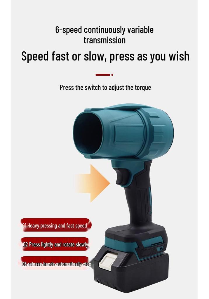 Multi-functional Electric Dust Removal Gun for Home & Car Appliances with High Power Hair Dryer Feature
