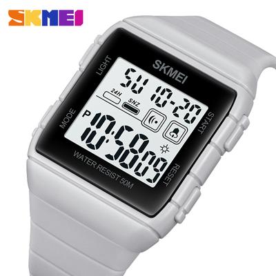 Relojes deportivos SKMEI 1960 Reloj despertador con cuenta atrás y hora doble Reloj cronógrafo Relojes digitales