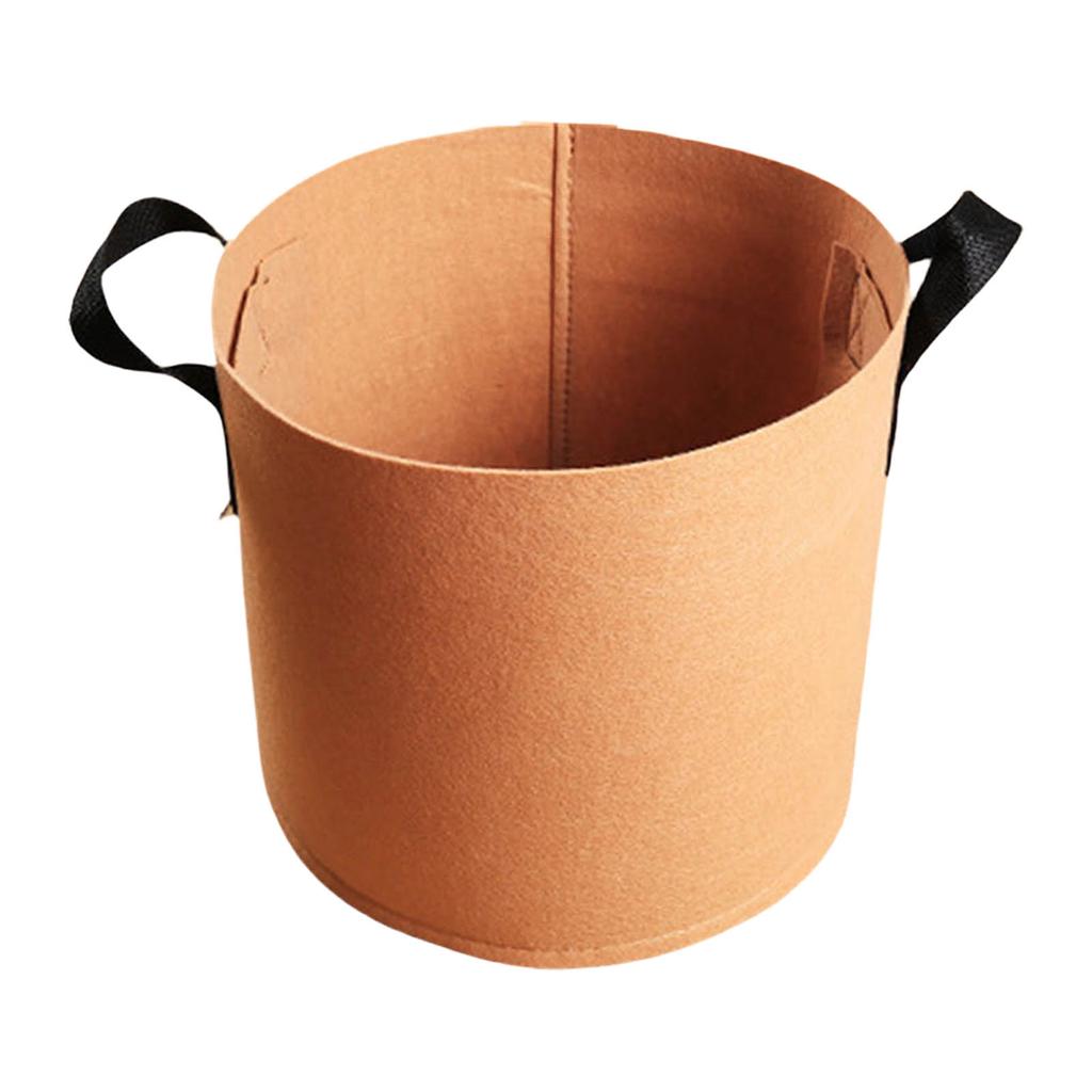Plant Grow Bag Nonwoven Fabric Pots Plant Growing Bags Vegetable Planter Bags Suitable for Indoor and Outdoor Garden Use