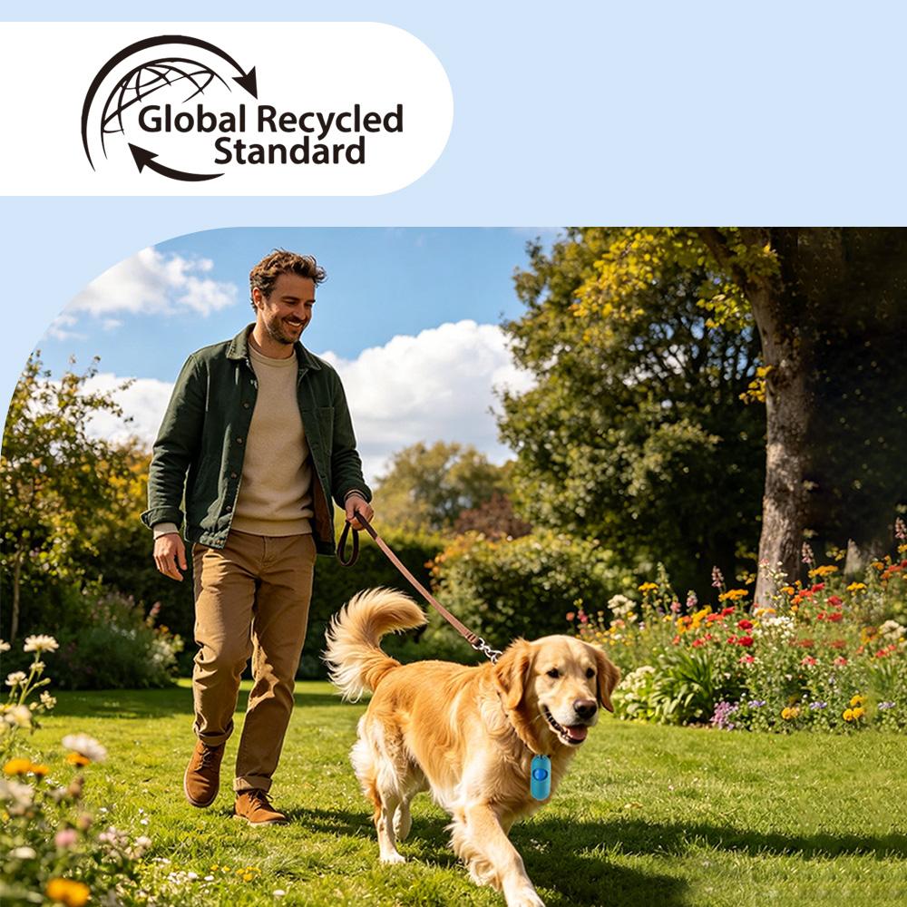 Portable Dog Poop Bags  | PCR Recycled Pet Waste Bags, Easy Tear & Fresh Scented