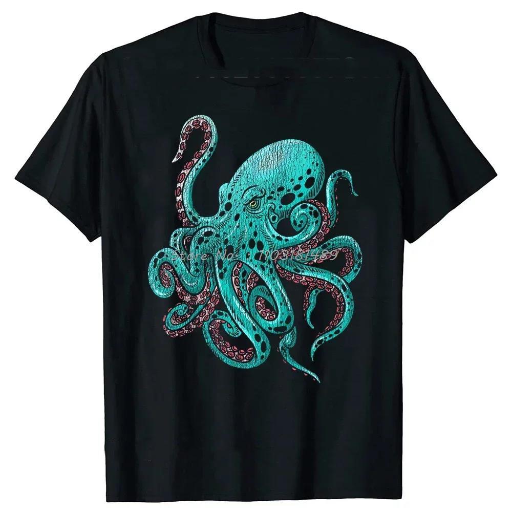 Shark Faces Of All Kinds Tshirt The Cephalopod Octopus Squid Tshirt Unisex Unisex Casual Tops Casual Daily Streetwear