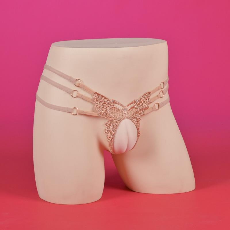 Men'S Hiding Gaff Panty Crossdressing Panties Sissy Lingerie Mtf Shaping Thong Realistic Camel Toes For Crossdresser Transgender