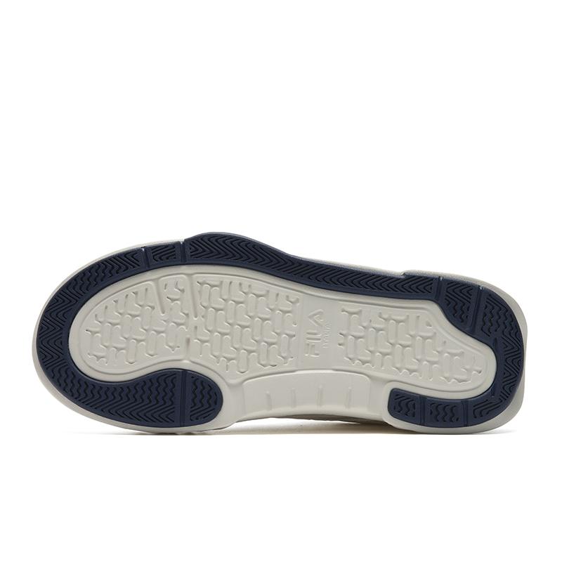 FILA Fosso 1+ Casual Shoes Fashion Simple Classic Personality Trend Retro Comfortable Thick Sole Men sneaker White Gray F12M622307FWD