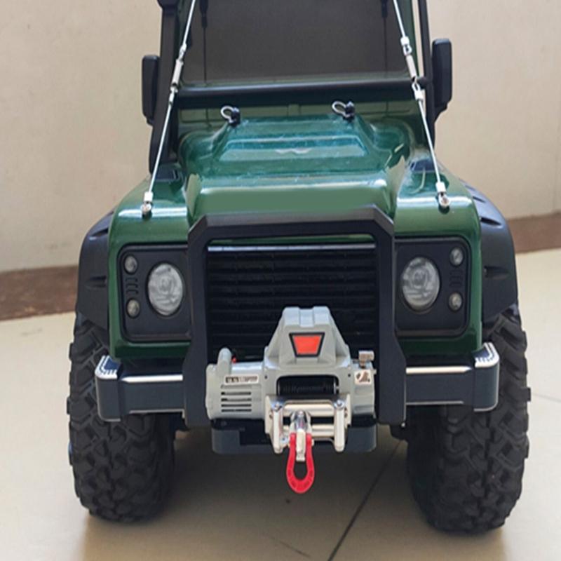Metal Steel Wire Automatic Simulated Winch, RC Crawler Winch, Metal Winch Capstan for RC Crawler Car 1/10 TRX4 D90 SCX10
