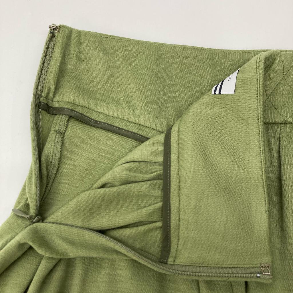 BORDERS At BALCONY BD2121P-2N-34 Green Gathered Skirt Skirt 36 greenUsed